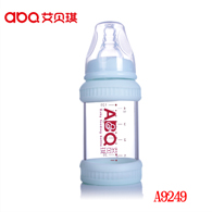 120ml标口防摔晶钻玻璃奶瓶